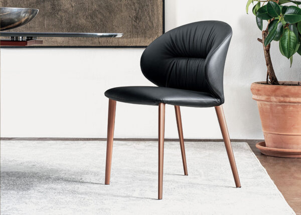 Bontempi Drop Chair In Leather Bontempi Drop Chair In Leather